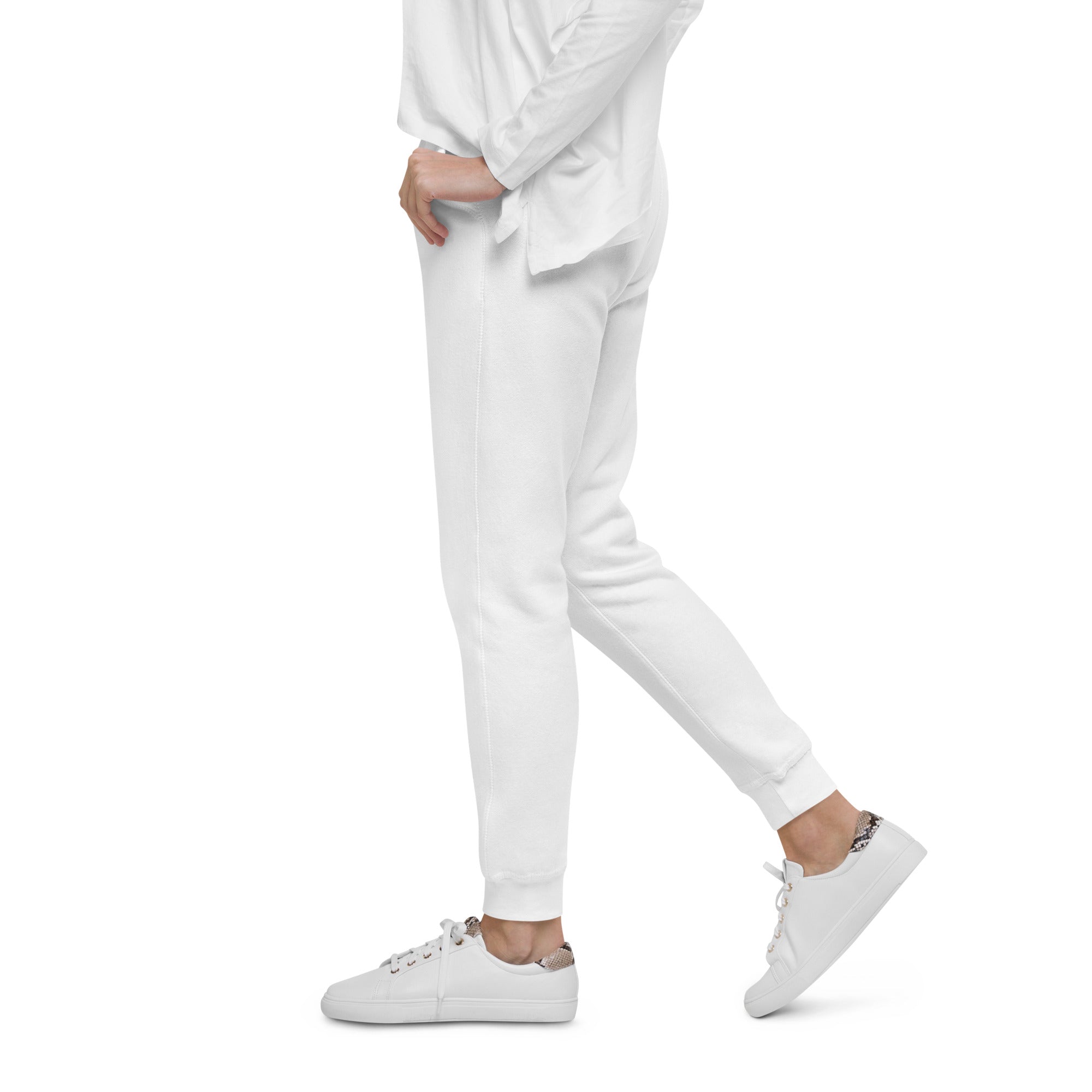TWS Ultimate Fleece Joggers (White)